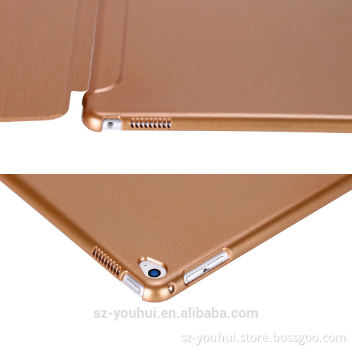 Manufactory Magnetic PU Meteor Shower Grain Flip Cover Smart Awakening Case for iPad Pro 12.9"